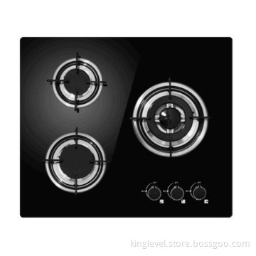 Built-in Table Gas Stove With Glass Panel